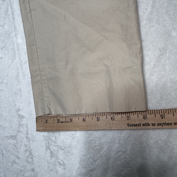 Brooks Brothers Fitzgerald Light Tan Straight Leg‎ Pants Mens 35 X 30 Cotton - Picture 6 of 9